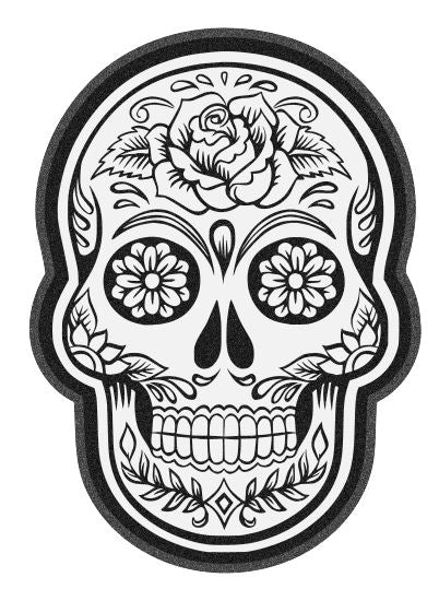 12.5 x 9 inch Sugar Skull Patch