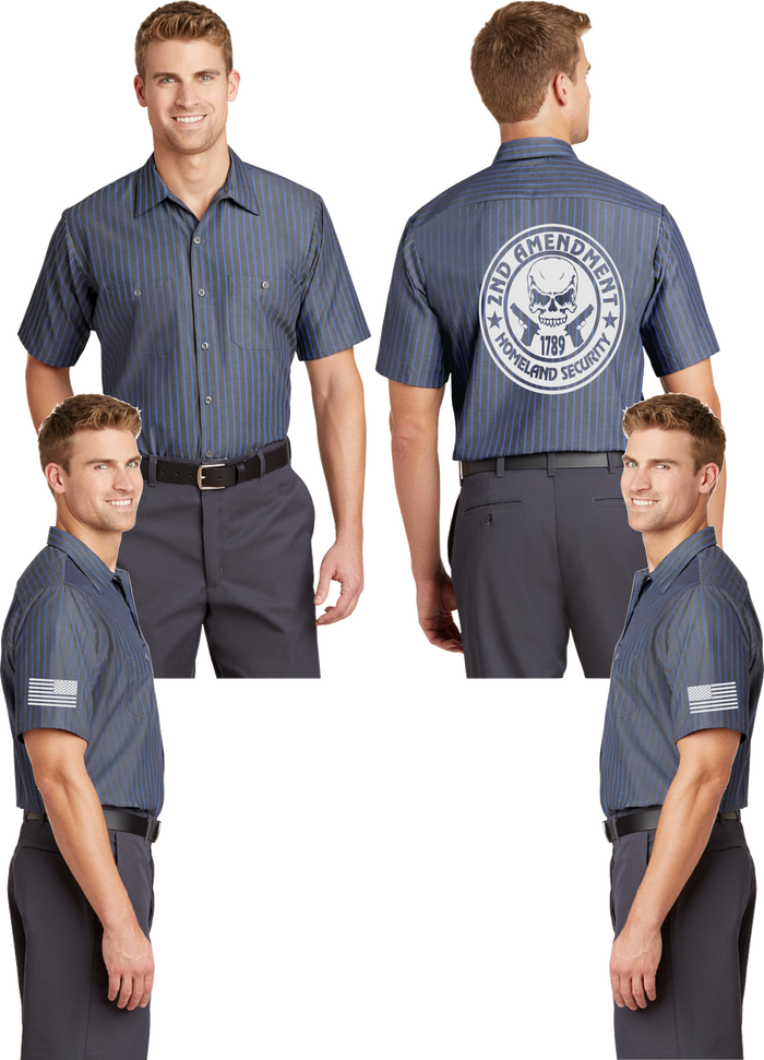 2nd Amendment Reflective Mechanic Shirt