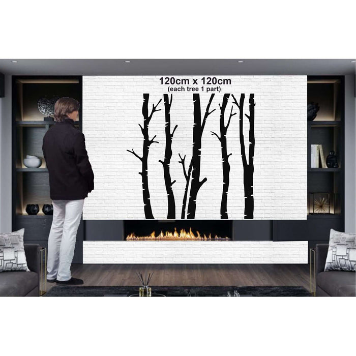 5 Trees Metal Wall Art - Decor available at Dekadron for $149.90