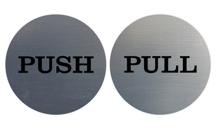 Large 4" / Brushed Silver