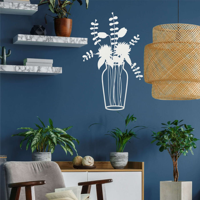 Vase Metal Wall Decor - Decor available at Dekadron for $79.90