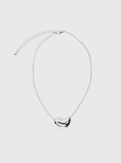 Noteworthy Pendant Necklace Silver
