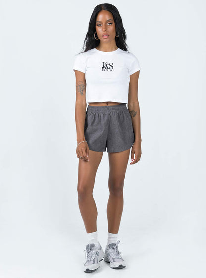 Beach House Shorts Cord Grey