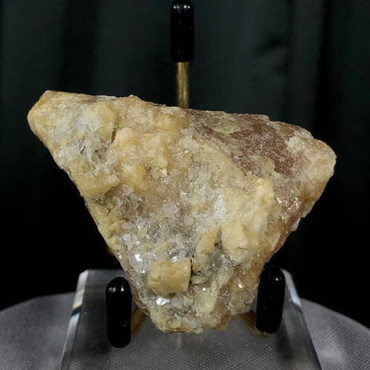 206g 6x5x4cm Orange Scheelite with Silver Muscovite from Mt. Xuebaoding,Sichuan,CHINA