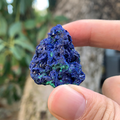 29.5g 4x3x3cm Rare Crystalized Azurite from Laos