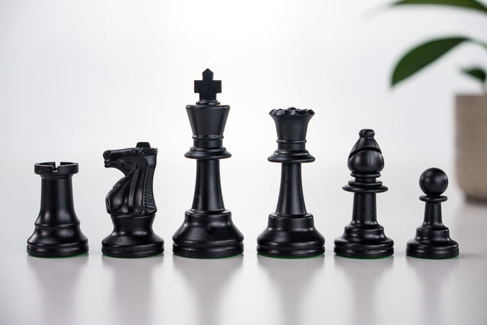 3 3/4" Heavy Club & Tournament Chess Pieces - Piece - Chess-House