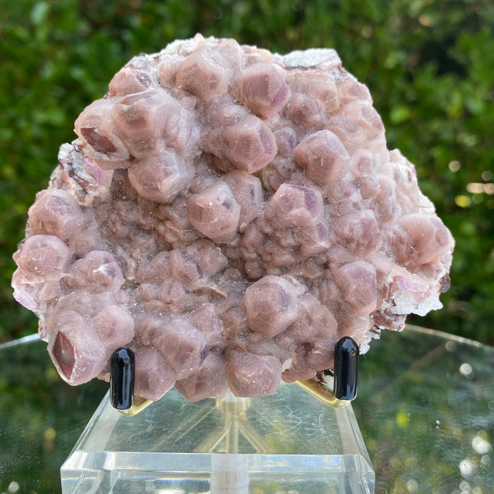 308g 10x8x6cm Pink Puprle Cobalt Calcite with frosting layer from Uruguay
