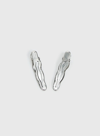Kind To Another Hair Clips Silver / Multi
