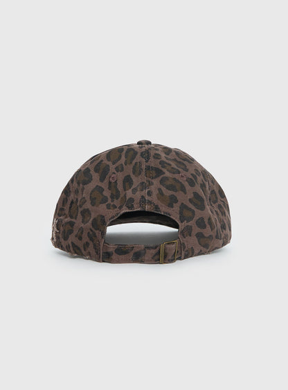 Refinery Distressed Cap Leopard / Pink