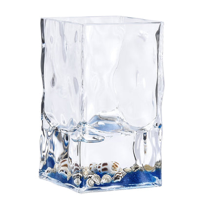 4 Piece Acrylic Liquid 3D Floating Motion Bathroom Vanity Accessory Set Shell