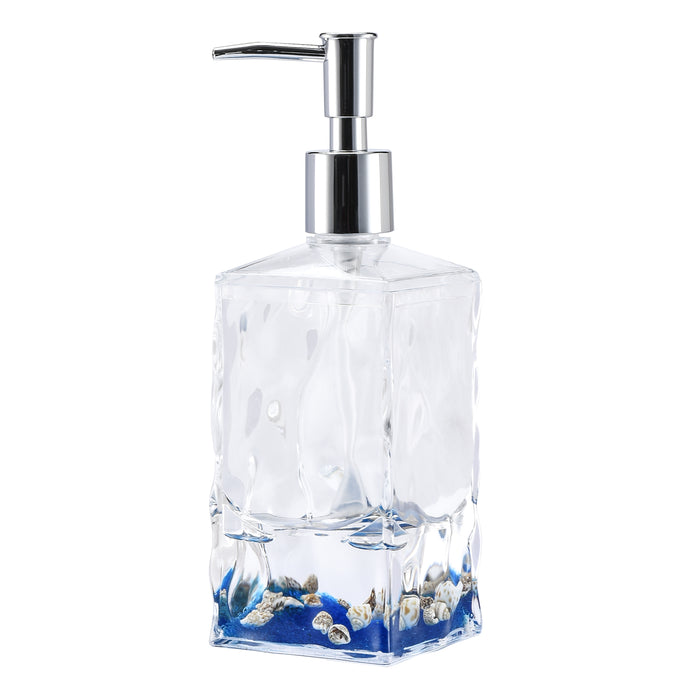 4 Piece Acrylic Liquid 3D Floating Motion Bathroom Vanity Accessory Set Shell