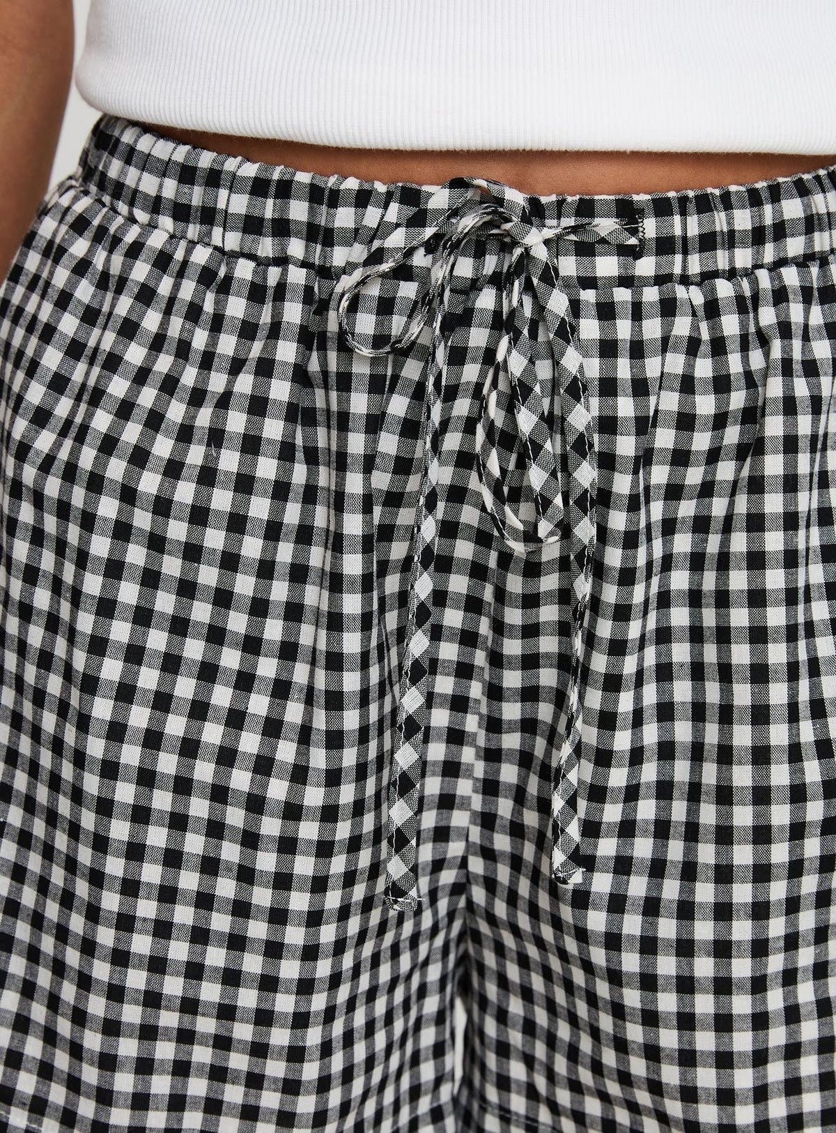 Veridian Shorts Black/White Gingham