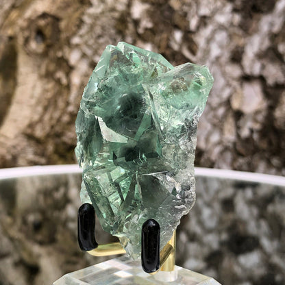 66g 6x5x3cm Glass Green and Clear Fluorite from Xianghualing,Hunan,CHINA