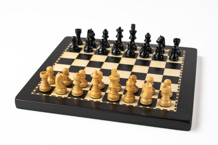 8" Magnetic Travel Chess Set in Black and Boxwood - Chess Set - Chess-House