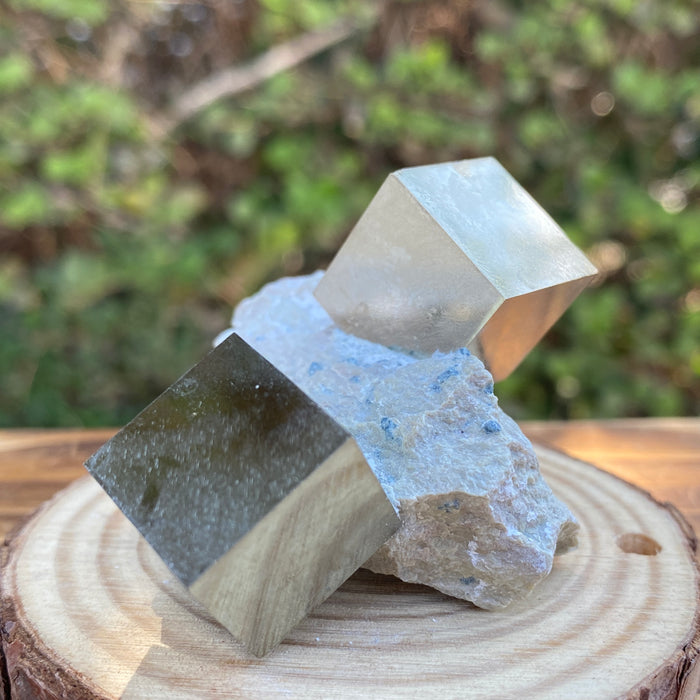 94.8g 6x5x4cm Gold Spanish Pyrite Matrix from Spain