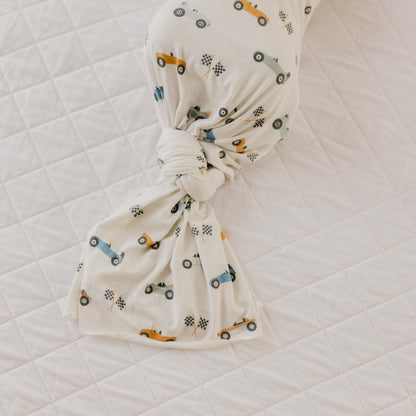 Knit Swaddle Blanket - Speedster