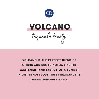 CAPRI BLUE - Volcano Mercury Iridescent Signature Candle, 19 oz