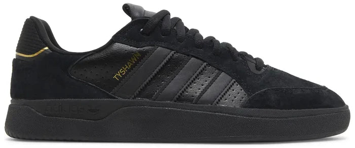 adidas Tyshawn Low Black Metallic Gold F&F
