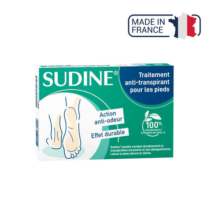 Antiperspirant treatment powder for feet - Sudine Laboratoire Sorifa