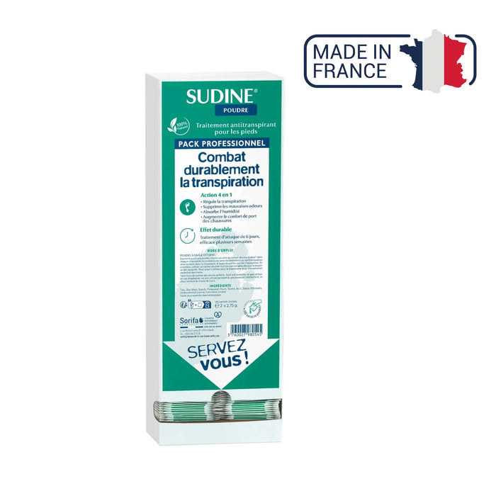 Dispenser box of 100 double sachets