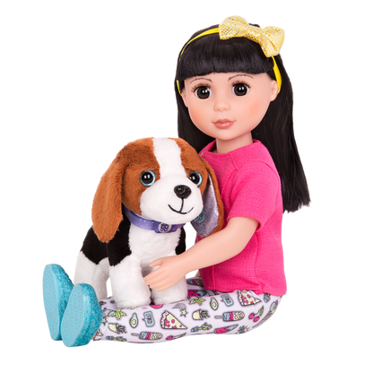 Beagle dog plushie