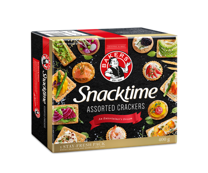 Bakers Snacktime Assorted Crackers 400g