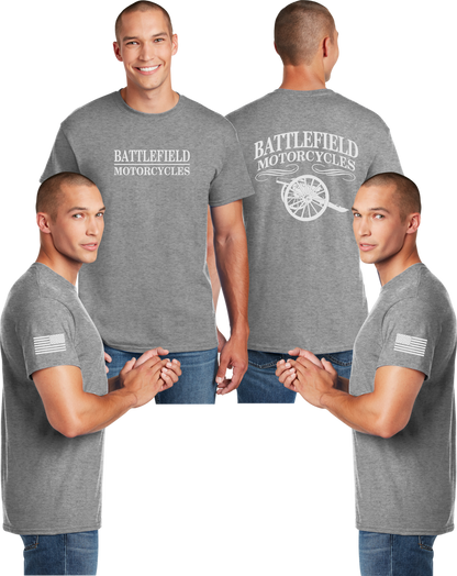 Battlefield Cannon (Big Front) - Reflective Tee- Dry Blend