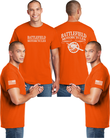 Battlefield Cannon (Big Front) - Reflective Tee- Dry Blend