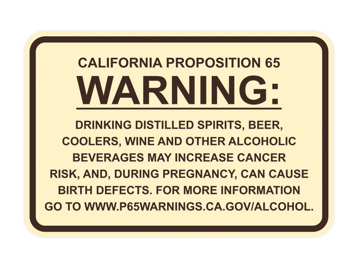 Medium (5"H X 7"W) / Ivory/Dark Brown