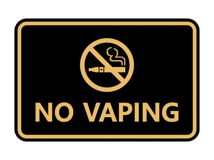 Classic Framed No Vaping