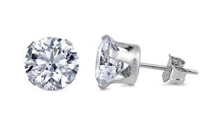 Clear CZ Studs