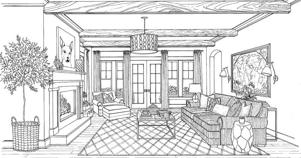 Color At Home Coloring Book