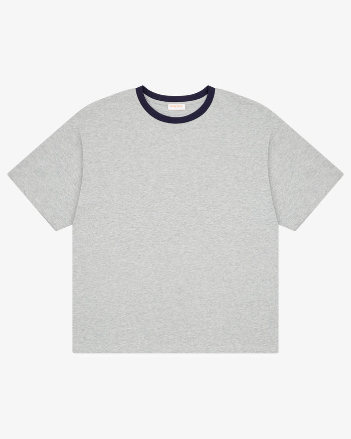 Crop Boxy Tee - Grey