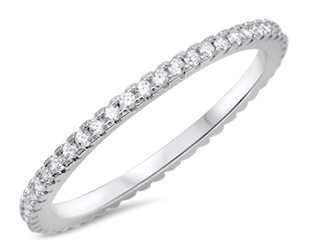 CZ Band Ring