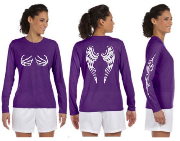 Dark Angel Reflective Long Sleeve - 100% Polyester