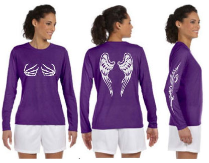 Dark Angel Reflective Long Sleeve - 100% Polyester