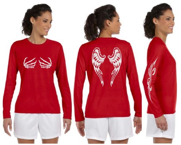 Dark Angel Reflective Long Sleeve - 100% Polyester