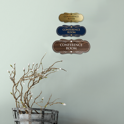 Designer Conference Room Sign