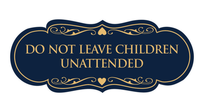 Large (3-1/2" x 9") / Navy Blue/Gold