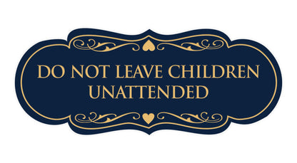 Large (3-1/2" x 9") / Navy Blue/Gold