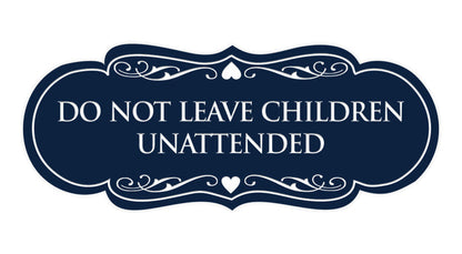Medium (2-3/4" x 7") / Navy Blue / White