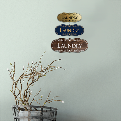 Designer Laundry Sign