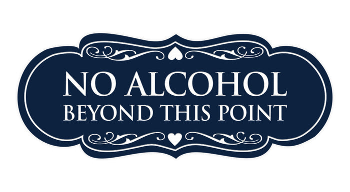 Small (2" x 5") / Navy Blue / White