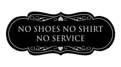Small (2" x 5") / Black / Silver