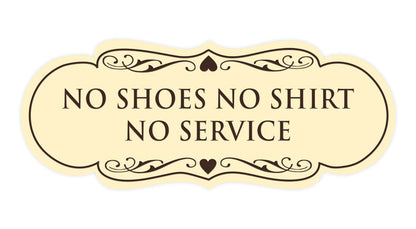 Small (2" x 5") / Ivory/Dark Brown