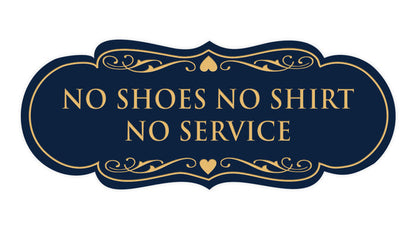 Small (2" x 5") / Navy Blue/Gold