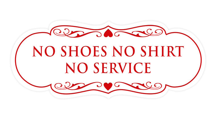 Small (2" x 5") / White/Red