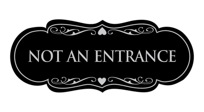Small (2" x 5") / Black / Silver