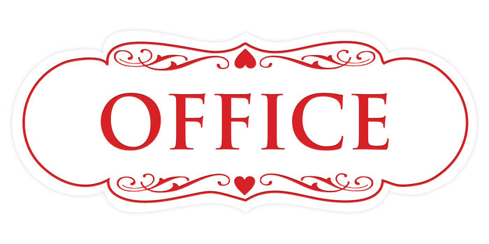 Small (2" x 5") / White/Red
