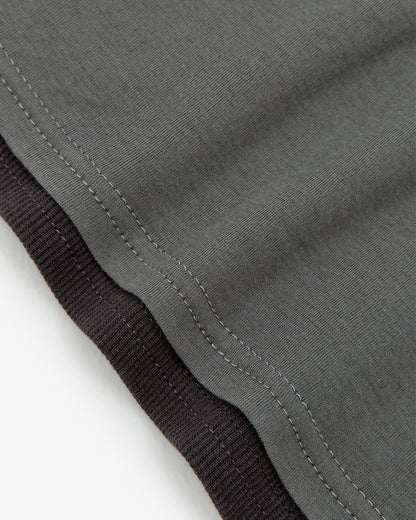 Layered Racer Tank - Charcoal